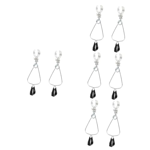 balacoo 4sets Adjustable Clamp Lamp Stand for Reptiles Heat Lamp Fixture Easy to Install and Use 2pcs*4