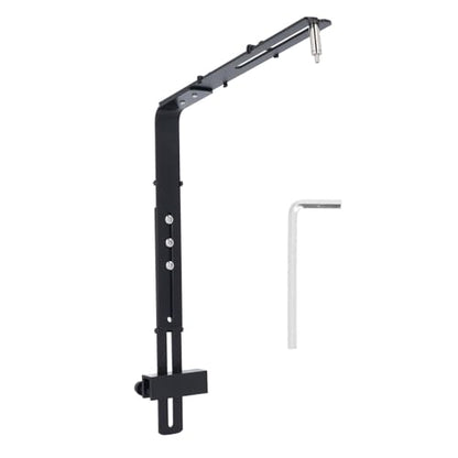 Aquarium Light Riser, Adjustable Professional Aquarium Light Stand, Aluminum Alloy Aquarium Light Holder, Aquarium Lamp Bracket, Fish Tank Lighting Holder for Aquarium LED Light - color: Black