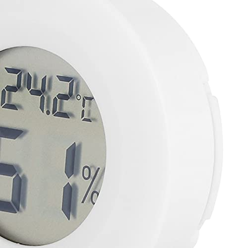 Zopsc Digital Temperature Humidity Meter, LCD Thermometer Hygrometer for Reptile Pet, Digital Hygrometer with Probe, Indoor Humidity Monitor for Terrarium Incubator