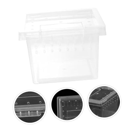 Reptile Breeding Box Transparent and Lizard Feeding Case Ventilation for Optimal Pet Growth and Easy Observation Habitat for Geckos and