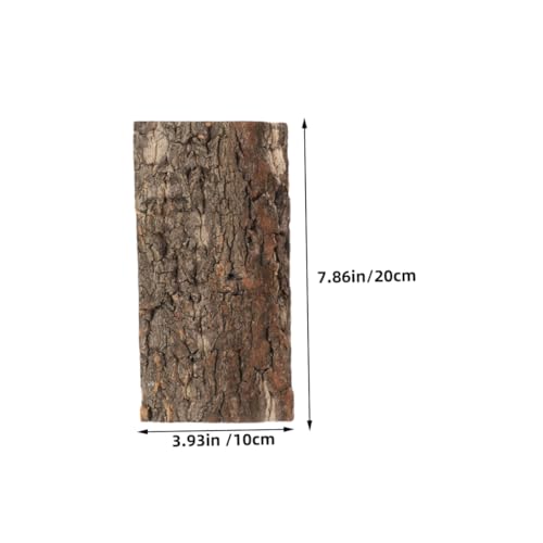 3pcs Bark Backdrop for Reptile and Fish Tanks Lightweight Terrarium Background Easy to Install Decor for Turtles Lizards and Amphibians