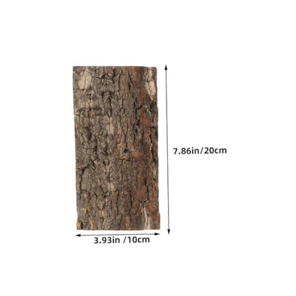 3pcs Bark Backdrop for Reptile and Fish Tanks Lightweight Terrarium Background Easy to Install Decor for Turtles Lizards and Amphibians