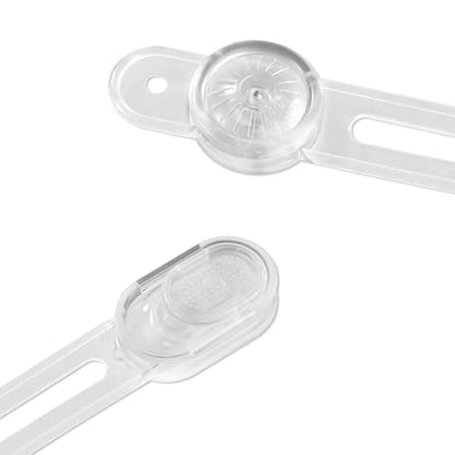 2pcs Reptile Terrarium Lock for Sliding Door, Adhesive Bearded Dragon Tank Safety Lock No Drill Multi-Purpose Reptile Enclosure Cage Reinforcement for Corners Cabinet Draws (Clear)