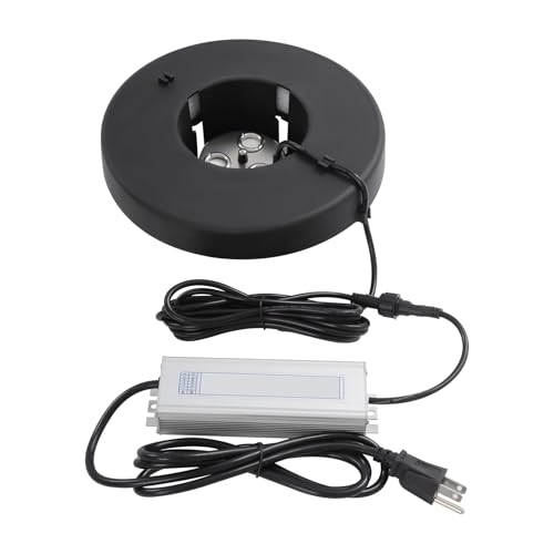 3-Head Ultrasonic Mist Maker Fogger - 900ml/H Humidifier Machine for Fountains, Aquariums, and Ponds | Ideal for Garden Fogging, Hydroponics, and Indoor Grow Rooms.
