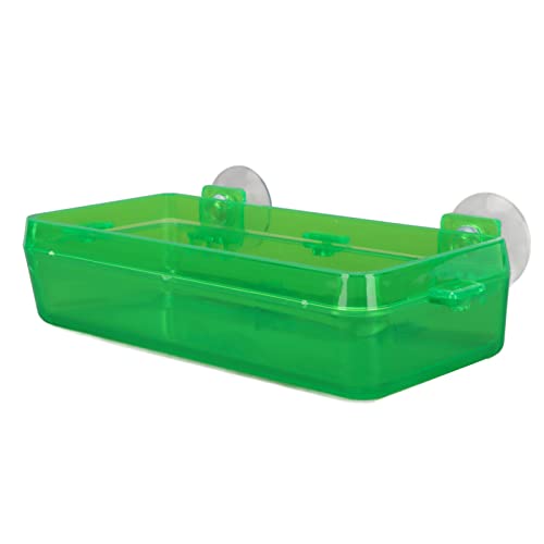 Reptile Water Bowl, Chameleon Feeder Reptile Feeding Feeder Suction Cup Feeder Reptile Feeding Dish Reptile Feeding Food Water Bowl for Gecko Lizard (Large Size 26inch)