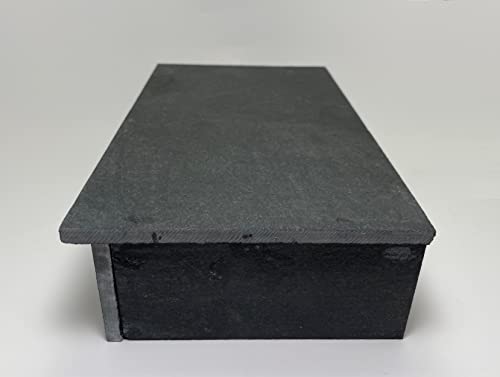 TheFrogHouse Slate Stone Reptile Hide 10x6x3 Natural Cave Decor