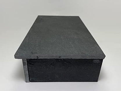 TheFrogHouse Slate Stone Reptile Hide 10x6x3 Natural Cave Decor