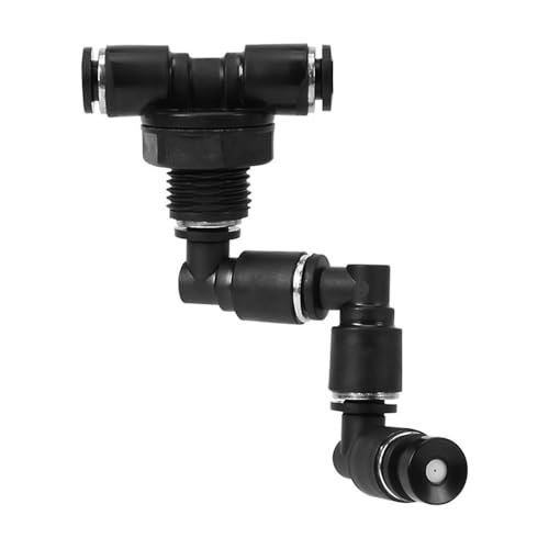 Reptile Mister Nozzles, 1/2PCS Fine Rainforest Tank Sprinkler 360° Adjustable Terrarium Fogger for 6mm/0.24'' Outer Diameter Hose - color: 1PCS