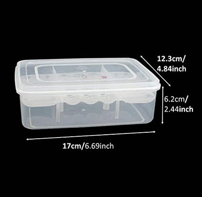 16 Grids Snakes Gecko Lizards Reptiles Eggs Incubator Tray Hatcher Box for Hatching Snake Lizards Frogs Turtle