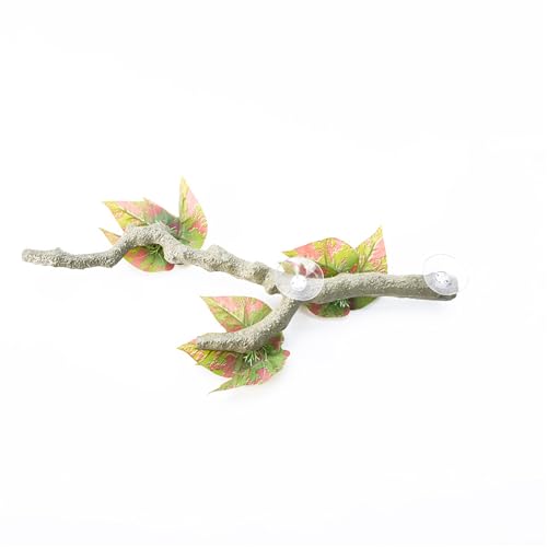 Reptiles Decoration Terrariums Plant Corner Climbing Branch Suction Cup Aquariums Artificial Vine for Snake Bearded Dragon - size: B
