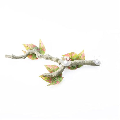 Reptiles Decoration Terrariums Plant Corner Climbing Branch Suction Cup Aquariums Artificial Vine for Snake Bearded Dragon - size: B