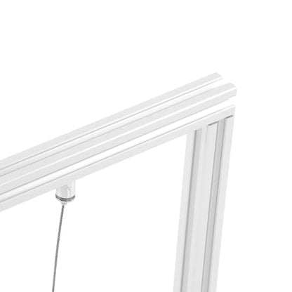 Adjustable Reptile Lamp Stand, Aluminum Alloy Hanging Lamp Holder for Turtle Tank and Fish Aquarium, with Reinforced Base and Groove Design for Heating Lamps