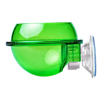 Reptile Bowl Feeder Water Dish Gecko Ledge Suction Cup Accessories for Gecko Lizard Snakes