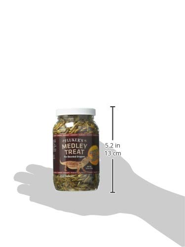 Fluker's Bearded Dragon Medley Treat Food, 3.2-Ounce (72023) - size: 3.2 Ounce (Pack of 1)