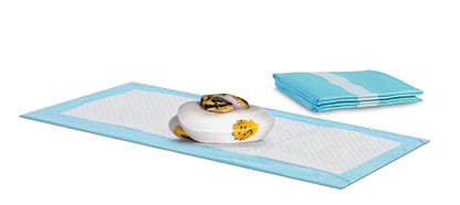 Disposable Reptile Pads, Absorbent Tub Liner Bedding Mats for Snakes, Lizards, Geckos & Tortoises, Hygienic Pet Habitat Substrate Sheets, 16.75" x 6" 5 Pack
