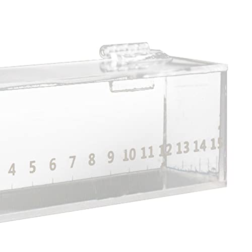 Fishing Fish Viewing Box Acrylic Clear Micro Landscape Fish Tank with Lid Holder Storage Box Photo Box Hatching Boxes with Scale