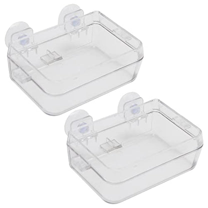 Hoypeyfiy 2Pcs Chameleon Feeding Bowl,Reptile Food Bowl,Water Dish Gecko Feeders for Lizard,Bearded Dragon,Snake