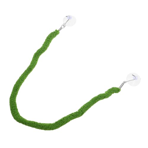 Reptile Climbing Vine Rope with Suction Cups, 50cm Faux Vine for Terrarium Environment Decoration, Bendable Artificial Plant Climbing Accessory for Snakes and Lizards