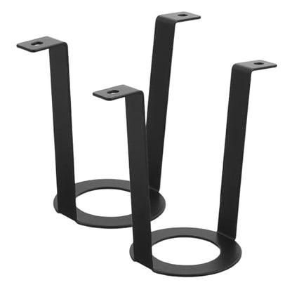 2pcs Ceramic Heat Lamp Holder - Aquarium Heat Lamp Stand - Sliding Slot Adjustable Bracket - Metal Lighting Bracket for Reptile Tanks Vivariums
