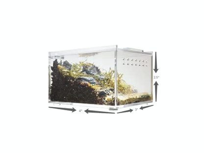 Herpcult Magnetic Acrylic Mini-Flat Enclosure 3 x 4 x 2.5