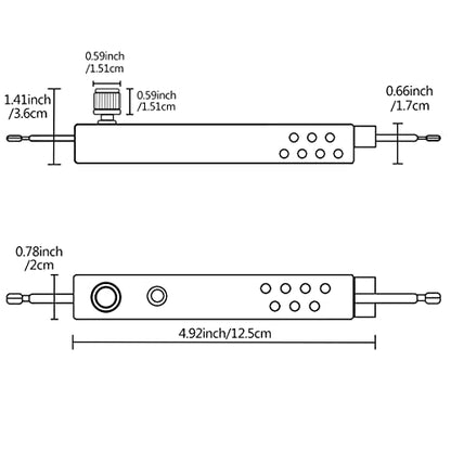Floor Lamp LED Dimmer Switch Kit Zing Ear ZE-02 500W Max LED Dimmer Switch with 4 Knobs for Incandescent and Halogen Lamps - style: ZE-02