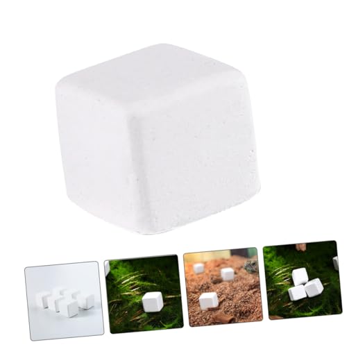 Kisangel 30pcs Natural Calcium Blocks for Turtles Tortoises Lizards Frogs Chameleons Enriches Water Quality Supports Bone Strength Enhances Resistance Mineral for Reptile Amphibian Health