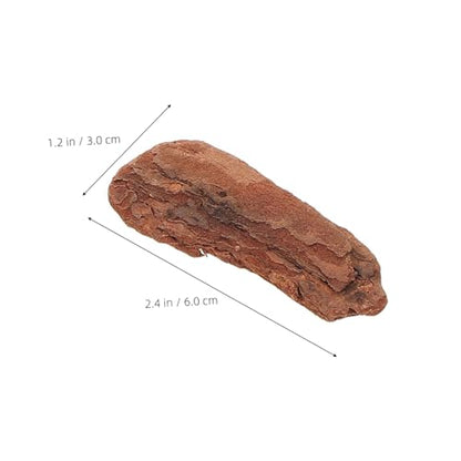 Abaodam 1bag Reptile Tank Bark Chips Adornment Natural Tree Bark Chips Reptile Bedding Decor Tank Decor Chameleon Substrate