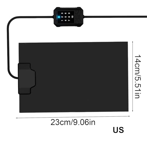 Reptile Heat Mat - 14W Under Tank Heating Pad, Temperature Control Pad, Terrarium Warmer | 14W Adjustable Thermal Mat for Hermit Crab Gecko Lizard Spider Turtle Snake Pet Habitat Amphibian