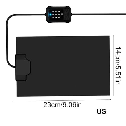 Reptile Heat Mat - 14W Under Tank Heating Pad, Temperature Control Pad, Terrarium Warmer | 14W Adjustable Thermal Mat for Hermit Crab Gecko Lizard Spider Turtle Snake Pet Habitat Amphibian
