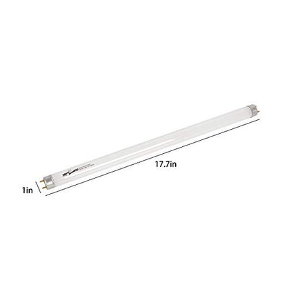 REPTI ZOO T8 Reptile Sun UVB Terrarium Desert Reptile 18 inch UVB Bulb Fluorescent Lamp Tube T8 15 Watt Habitat Lighting