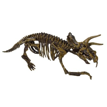 Play Dirt Jurassic Dig - Moldable No-Mess Play Dirt with Dinosaur Skeleton Puzzle & Mini Shovel - 1.5lb Sensory Excavation Toy for Kids