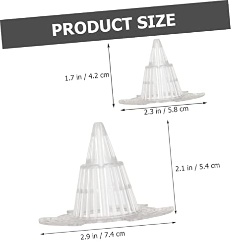 UPKOCH 4sets Cone Garden Mesh Pads for Flower Pots Durable Drainage Netting Mats Prevent Soil Leakage for Planters Flowerpot Accessories 24pcs*4