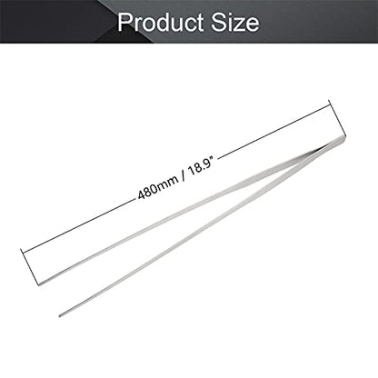 Utoolmart Aquarium Plant Tweezer, Stainless Steel Straight Tweezer, 48cm, For Fish Tank Plant Aquascape Tools, Feeding Tongs, 1 Pcs - color: 1pcs, size: 48cm Straight