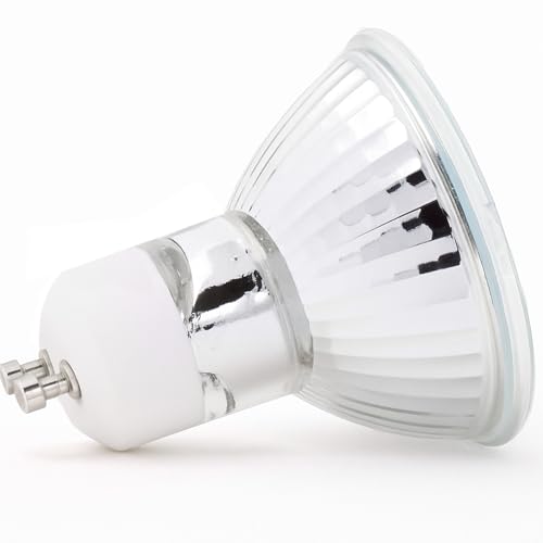 Mandala Crafts MR16 25W 120V GU10 Halogen Light Bulbs for Candle Warmers Lamps - Dimmable Warm White Fragrance Melts, Tart Burners, Scents Wax Warmer Bulbs, Pack of 4