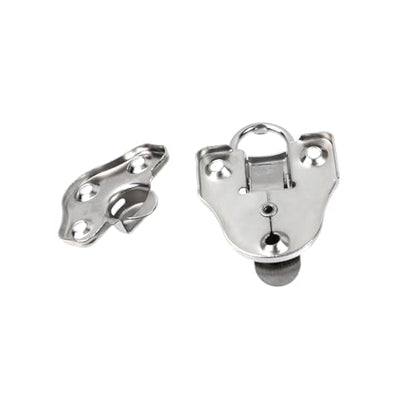 Geesatis 8 Pcs Metal Box Hasp Lock Toggle Latch Catch Decorative Hasp BoxLatch Hasps for Jewelry Wooden Case Boxes, with Mounting Screws, Silver - style: A-Silver