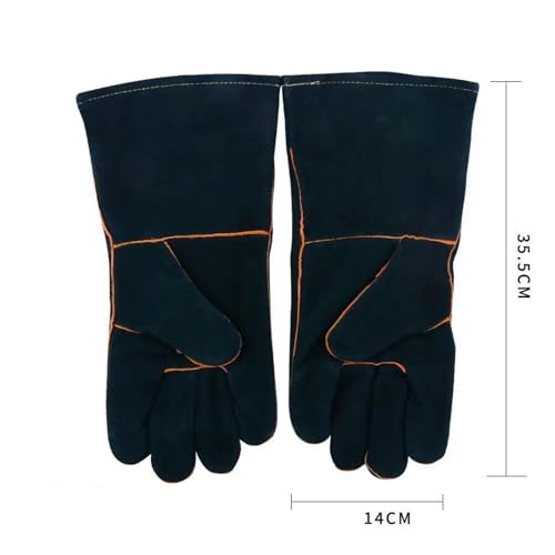 Compatible for Thickened Anti-bite Anti-scratch Gloves Protective Hand Wear for Reptile Handling