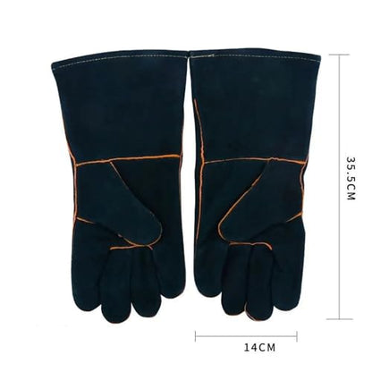 Compatible for Thickened Anti-bite Anti-scratch Gloves Protective Hand Wear for Reptile Handling