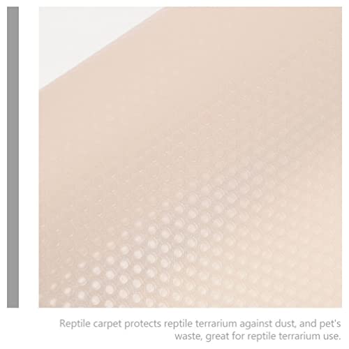 Ipetboom Eva Reptile Carpet Mat for Tortoise and Snake Soft Non-Absorbent Bedding for Bearded Dragons Lizards and Leopard Geckos Large Terrarium Liner Reptile Accessories