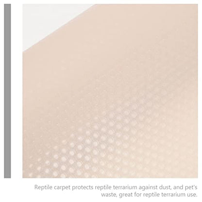 Ipetboom Eva Reptile Carpet Mat for Tortoise and Snake Soft Non-Absorbent Bedding for Bearded Dragons Lizards and Leopard Geckos Large Terrarium Liner Reptile Accessories