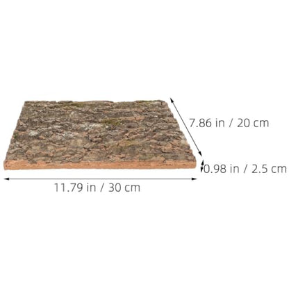 HANABASS Reptile Cork Terrarium Background Natural Bark Decor for Gecko Turtle and Reptile Tanks Climbing Mat Habitat Safe Lightweight and Easy to Move