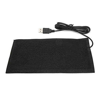 USB Reptile Heating Mat Amphibian Heating Pad Small Animal Heat Pad Constant Temperature 45C with Carbon Fiber for Turtles Snakes Lizards Spiders (Large Size 28 * 18cm (Constant Temperature - size: Large size 28*18cm (constant temperature without