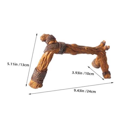 UPKOCH Driftwood Branch for Reptiles Realistic Climbing Decor for Terrariums Snake Habitat and Aquariums for Bearded Dragons Geckos and Chameleons Natural Aesthetic