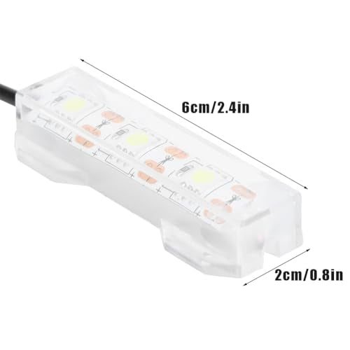 LED Aquarium Light, Submersible Fish Tank Lighting bar Stick USB Underwater Ultra Bright Beads Full Spectrum Hidden Small Lamp for Decorations Desktop Daily Freshwater Plants Indoor Water Garden