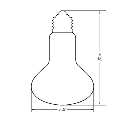 Sundew Mercury Vapor UVB Reptile Lamp 80W, 120V E26 – Clear Glass High-Intensity UVB (Clear) - color: Clear