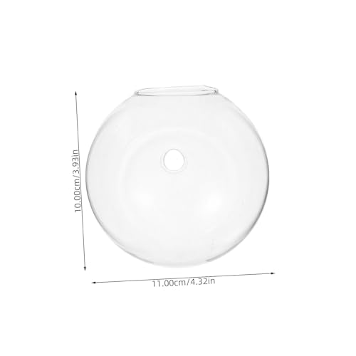 KESYOO Glass Wall Hanging Planter Hydroponic Vase Fish Bubble Tank Modern Decorative Terrarium for Indoor Plants