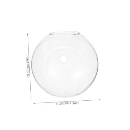 KESYOO Glass Wall Hanging Planter Hydroponic Vase Fish Bubble Tank Modern Decorative Terrarium for Indoor Plants