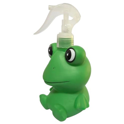 Cute Plastic Spray Bottle Duck Frog Cartoon Animal Plant Sprayer Cleaning Liquid Spray Bottle, Empty Bottles for Flowers Plants Gardens, Cleaning Houses and Cars (frog) - color: frog