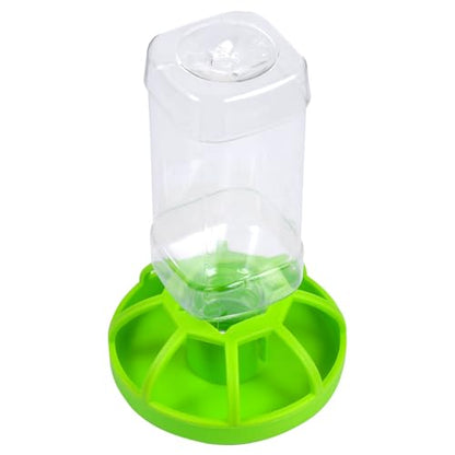 Toyvian Automatic Reptile Water Feeder Bowl with Reservoir for Turtle Lizard Snake Amphibian Drinking, Pet Terrarium Water Dispenser Accessory