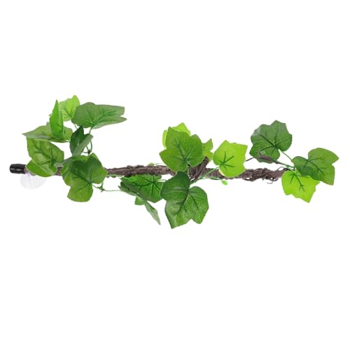 ARTIBETTER Artificial Reptile Vines Climbing Branch with Suction Cup Flexible Jungle Vine Terrarium Decoration for Snakes Chameleons and Amphibians Habitat