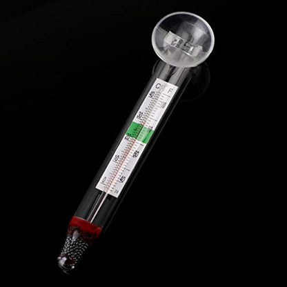 10 Pieces Aquarium Floating Thermometer Fish for Tank Thermometers Easy to Read No Messy Wires Suck Inside of Terrarium Aquarium Fish Tank Digital Scale Stick on Thermostat Thermometer Strip Display